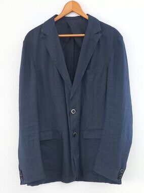 ETRO linen lightweight navy blazer sport coat